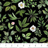 Wide Quilt Backing Blush Collection Leaf Toss Northcott