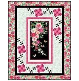 Wide Quilt Backing 108" Northcott Blush Stonehenge Black