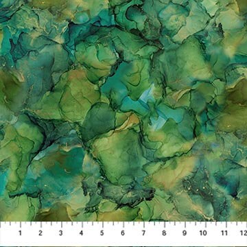 Quilting Cotton Cedarcrest Falls Green Northcott