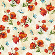 Quilting Cotton Charisma by Nancy Dunlop Cawdrey Cream Multi Northcott