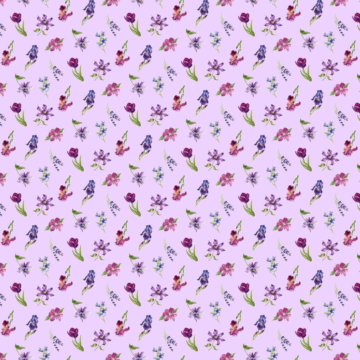 Quilting Cotton Deborah's Garden Medium Floral Northcott