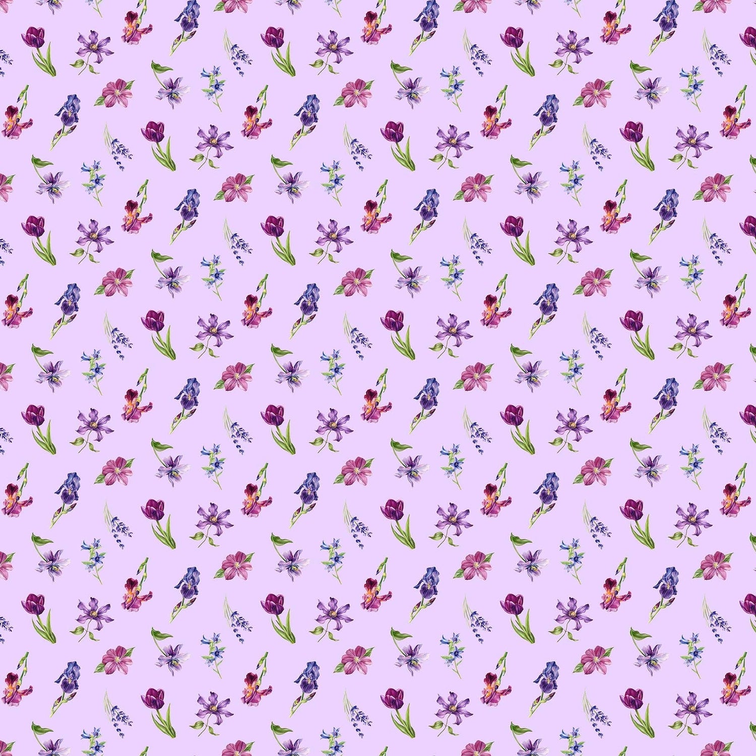 Quilting Cotton Deborah's Garden Medium Floral Northcott