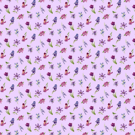 Quilting Cotton Deborah's Garden Medium Floral Northcott