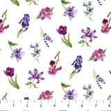 Quilting Cotton Deborah's Garden Floral Northcott