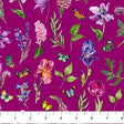 Quilting Cotton Deborah's Garden Floral with Butterflies Northcott