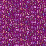 Quilting Cotton Deborah's Garden Floral with Butterflies Northcott