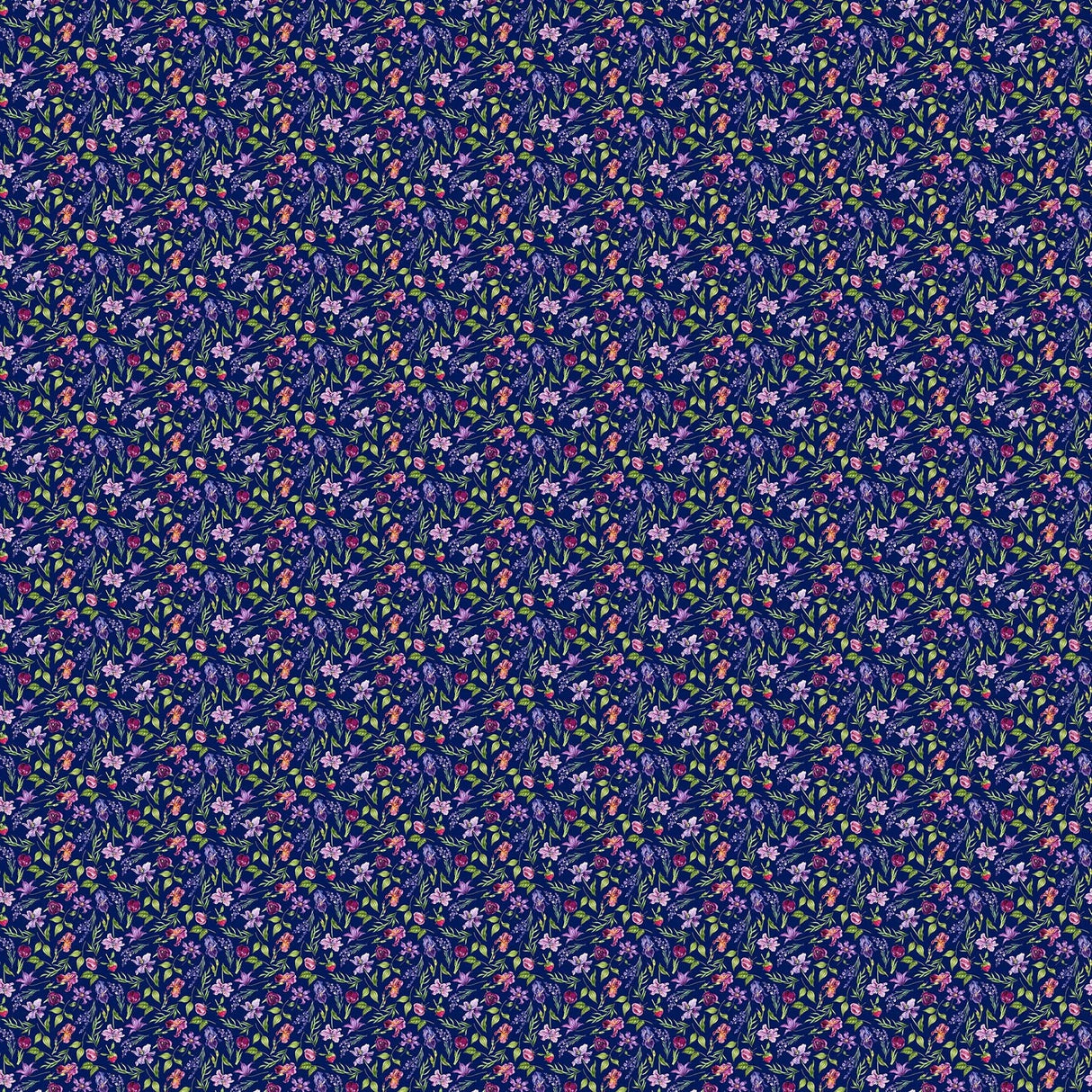 Quilting Cotton Deborah's Garden Small Floral Northcott