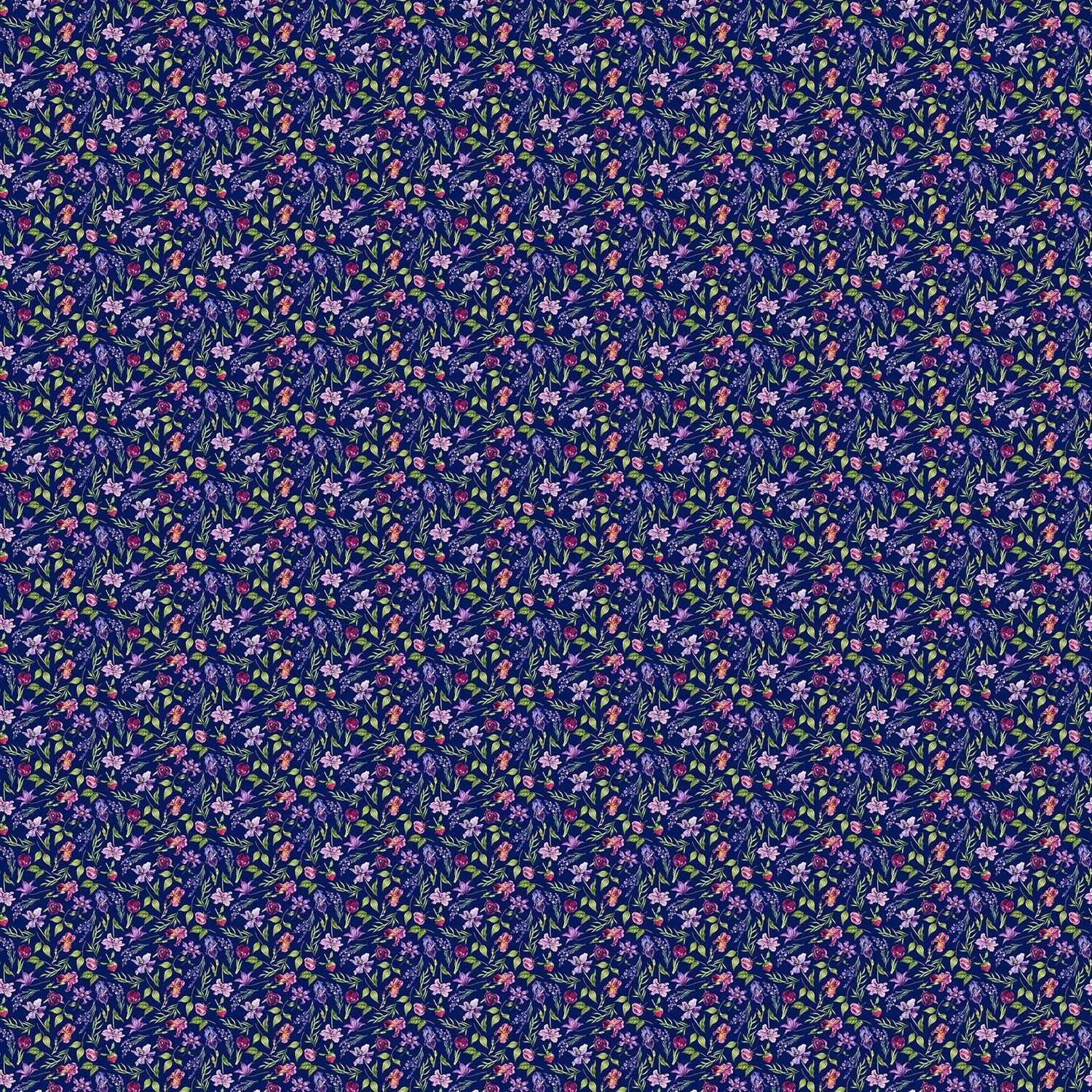 Quilting Cotton Deborah's Garden Small Floral Northcott