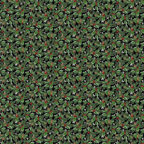 Quilting Cotton Highland Heart Christmas Holiday Fabric Northcott