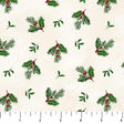Quilting Cotton Highland Heart Christmas Floral Northcott