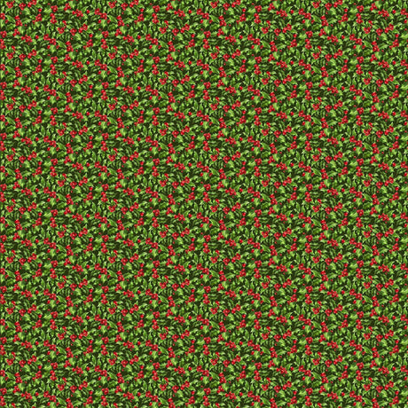 Quilting Cotton Holiday Joy Poinsettia Floral Northcott