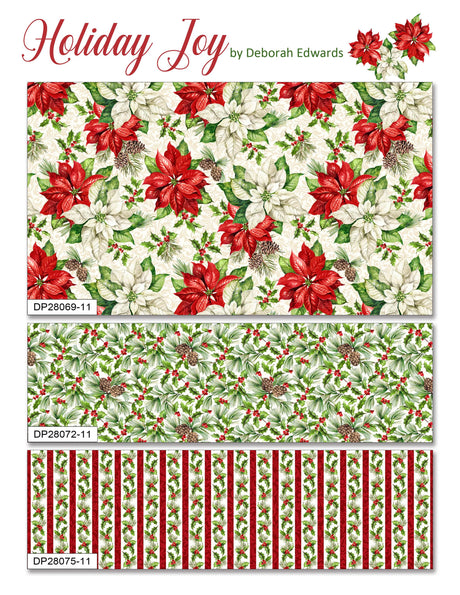 Fabric Panel Holiday Joy Tree Skirt Panel Northcott