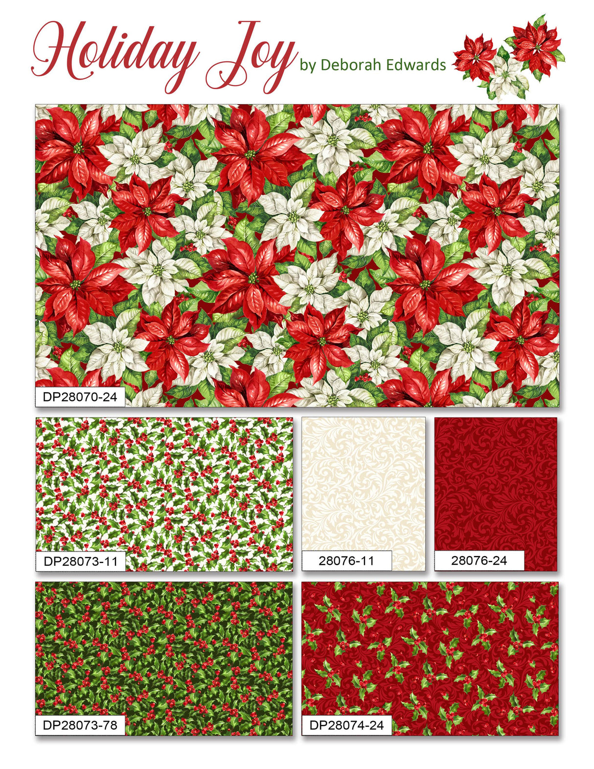 Fabric Panel Holiday Joy Tree Skirt Panel Northcott