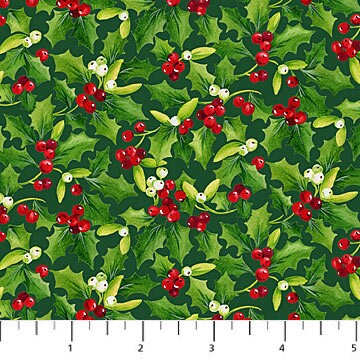Quilting Cotton JOLLY old St. Nick Northcott