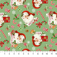 Quilting Cotton Peppermint Candy Floral Northcott