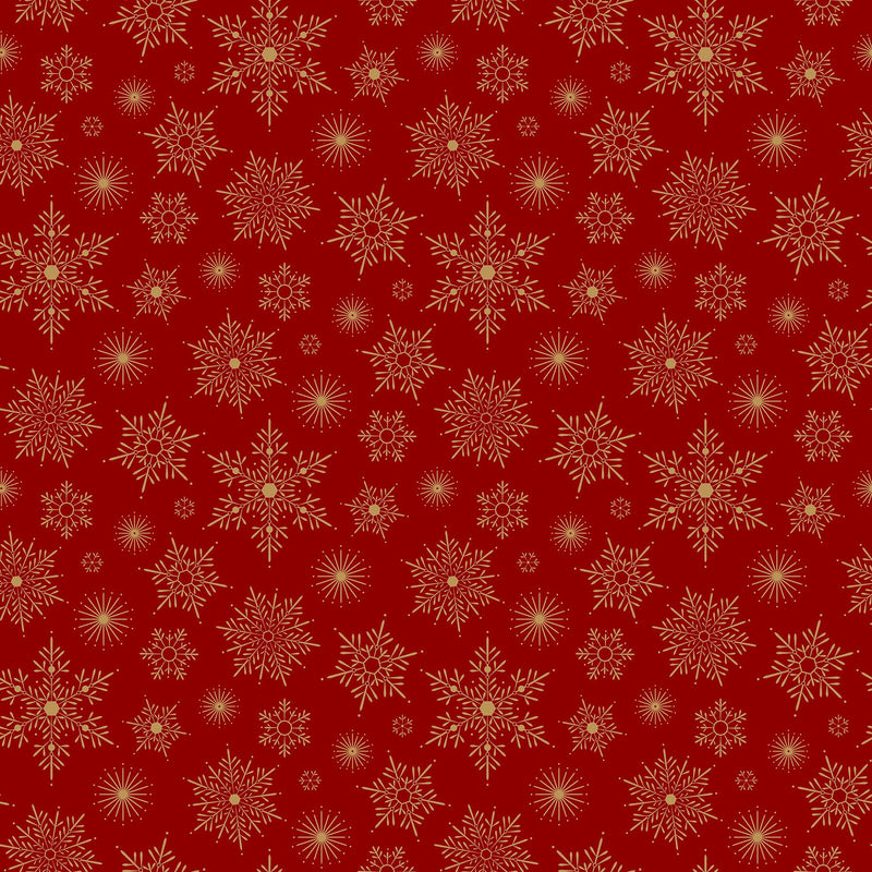 Quilting Cotton Shimmer Sparkle Red by Deborah Edwards Northcott