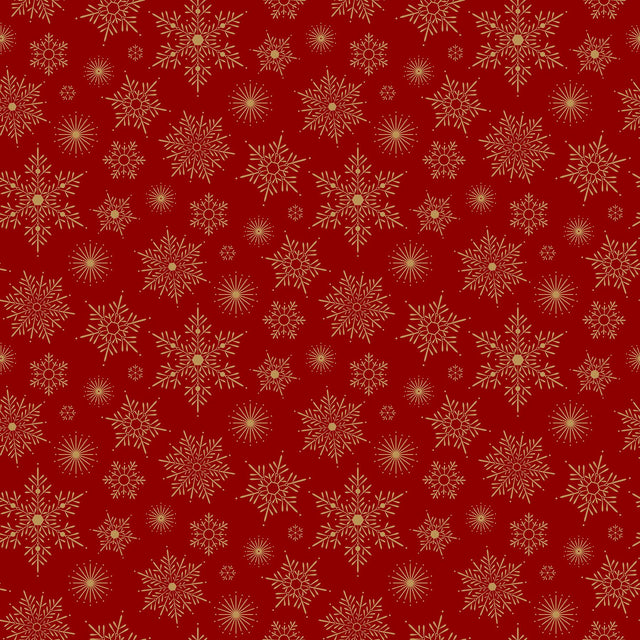 Quilting Cotton Shimmer Sparkle Red by Deborah Edwards Northcott