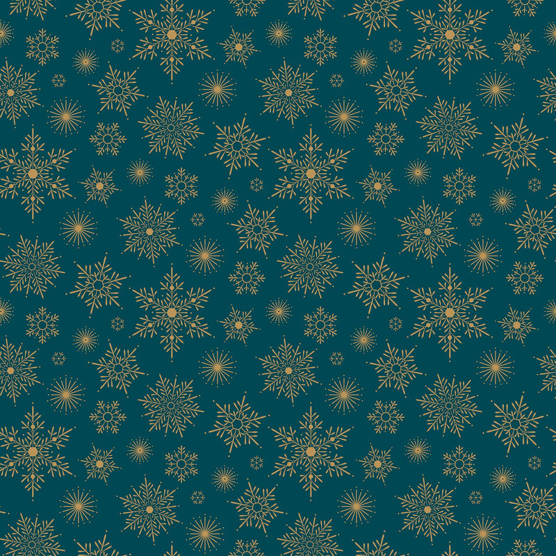 Quilting Cotton Shimmer Sparkle Teal Northcott