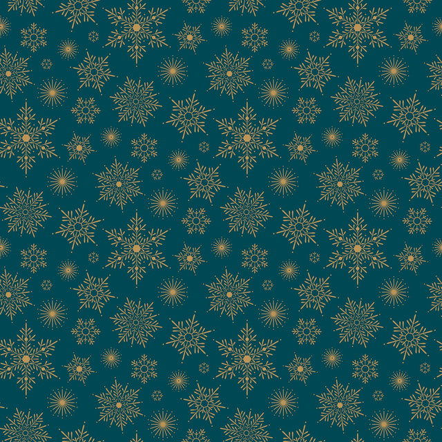Quilting Cotton Shimmer Sparkle Teal Northcott