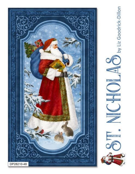 Quilting Cotton St. Nicholas Christmas Fabric Northcott