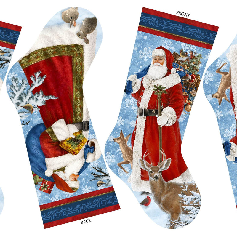 Fabric Panel Northcott St. Nicholas Stocking Panel