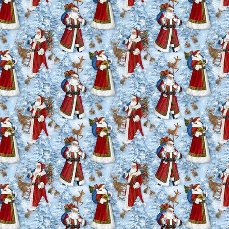 Fabric Panel St. Nicholas Tree Skirt Panel Northcott Christmas