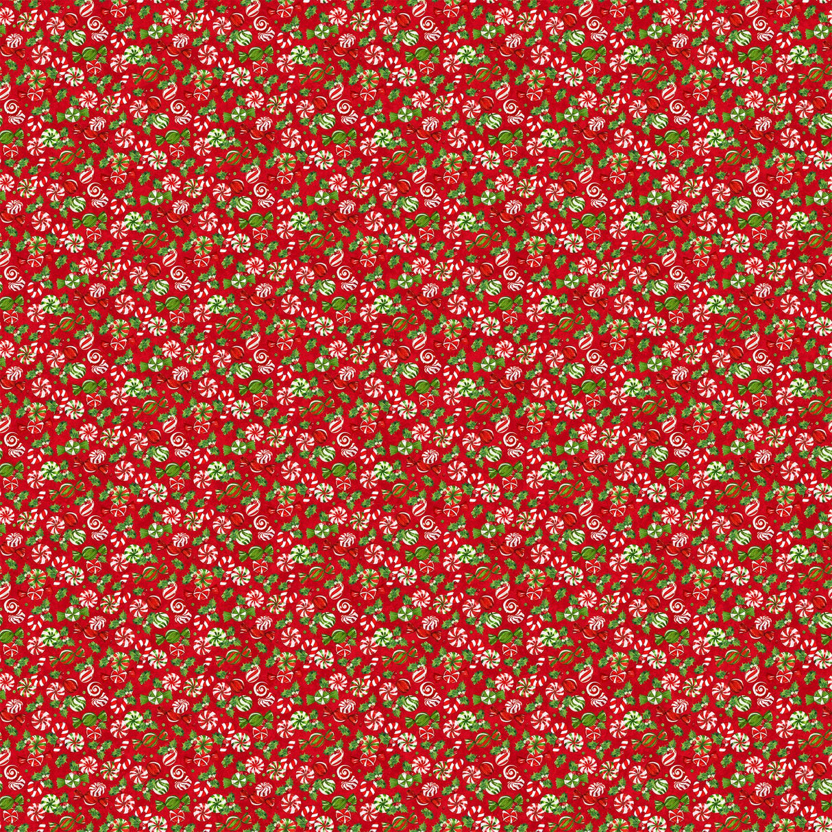 Quilting Cotton Sugar Coated Red Floral Northcott