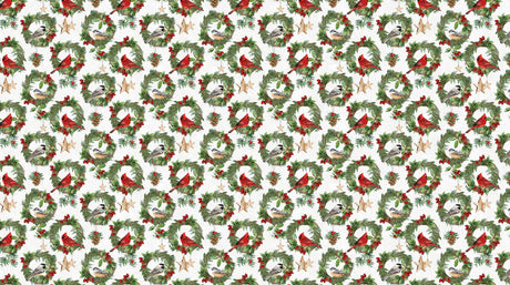Quilting Cotton Winter Song Floral Northcott