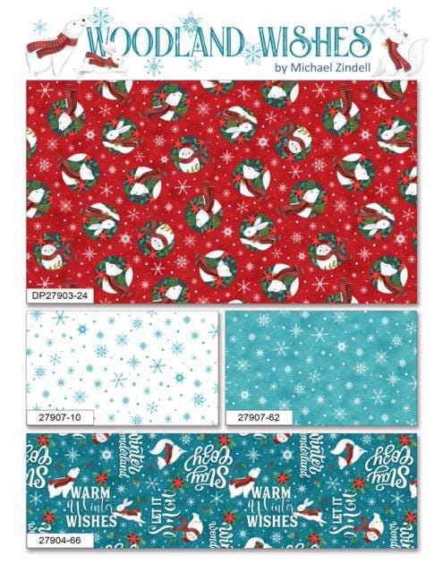 Fabric Panel Woodland Wishes Northcott
