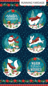 Fabric Panel Woodland Wishes Northcott