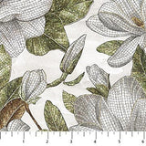 Quilting Cotton Magnolia Mosaic Digital Northcott