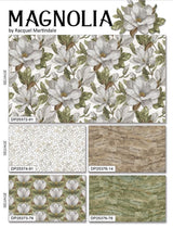 Quilting Cotton Magnolia Mosaic Digital Northcott
