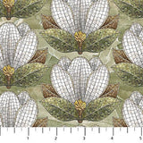 Quilting Cotton Magnolia Mosaic Digital Northcott