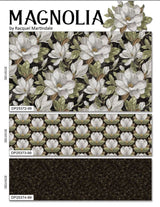 Quilting Cotton Magnolia Mosaic Digital Northcott