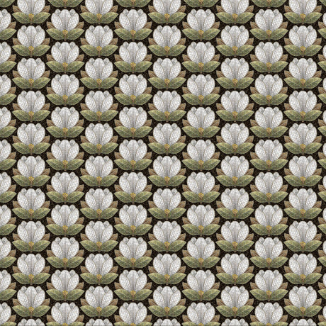 Quilting Cotton Magnolia Mosaic Digital Northcott