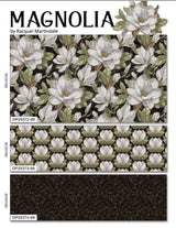 Quilting Cotton Magnolia Mosaic Digital Northcott