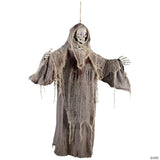 Northlight 36" Gray Touch Activated Hanging Death Reaper Halloween Decor