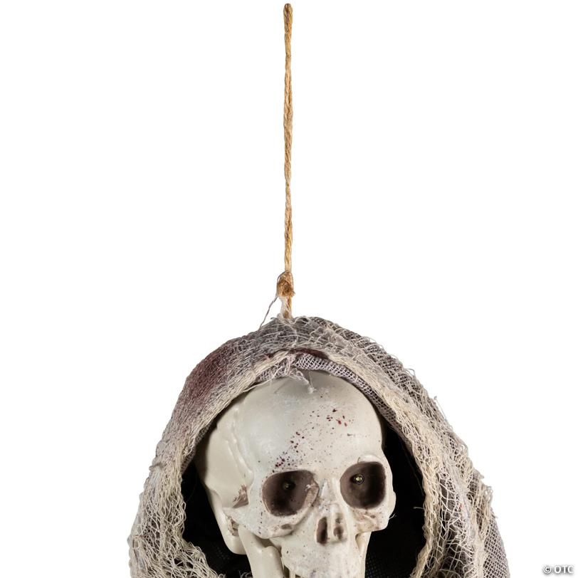 Northlight 36" Gray Touch Activated Hanging Death Reaper Halloween Decor