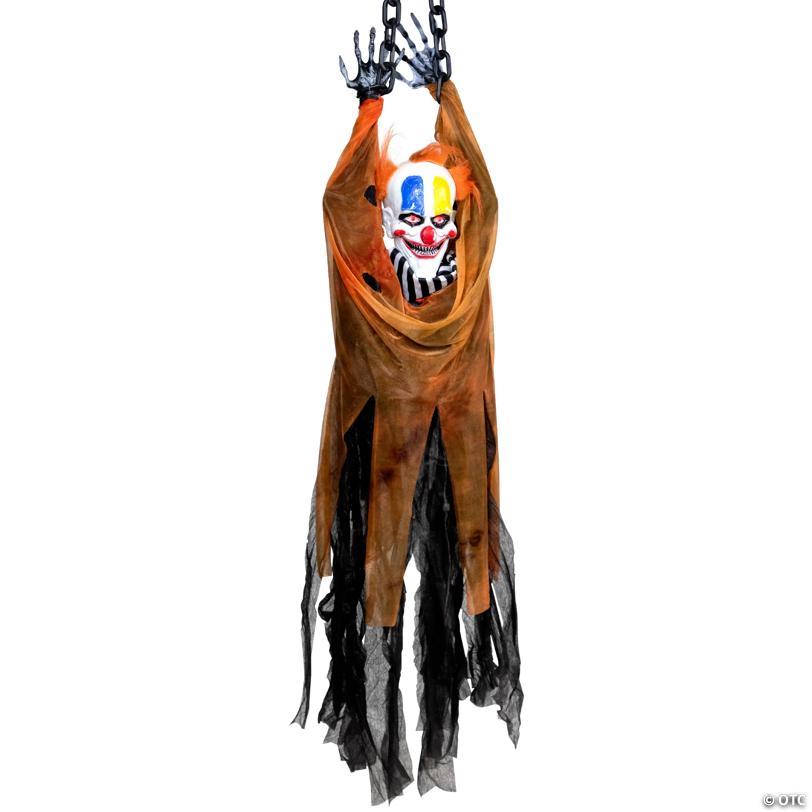 Northlight 42" Animated Halloween Clown with LED Eyes Decoration