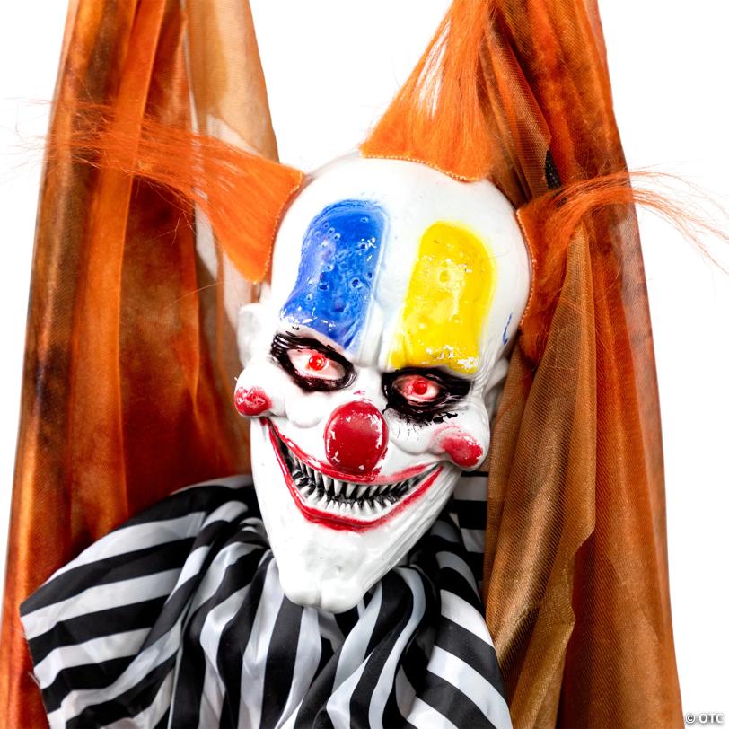 Northlight 42" Animated Halloween Clown with LED Eyes Decoration