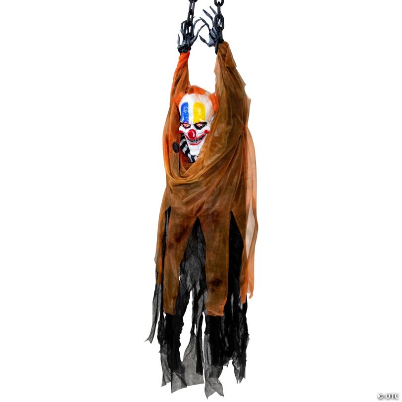 Northlight 42" Animated Halloween Clown with LED Eyes Decoration