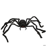 Northlight 48" Black Spider with LED Flashing Eyes Halloween Decor