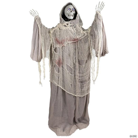 RADYAN Master of Death Standing Animated Halloween Yard Decoration Prop shown in a clear product image