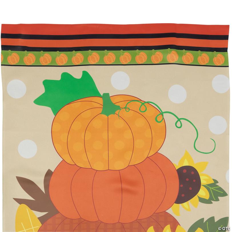 Northlight Pumpkins and Sunflowers Autumn Harvest 28" x 40" Garden Flag