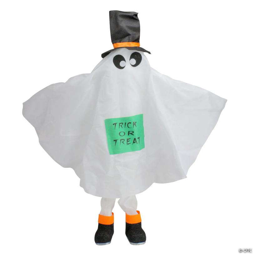 Northlight Set of 3 Ghost, Pumpkin and Bat 36" Standing Halloween Kid Figures