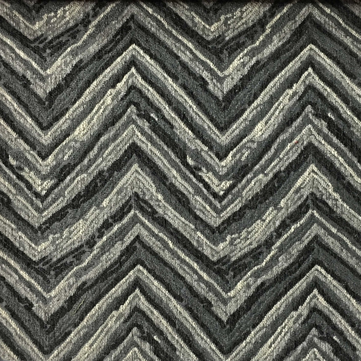 Chenille Upholstery Fabric Chevron Pattern Norwich