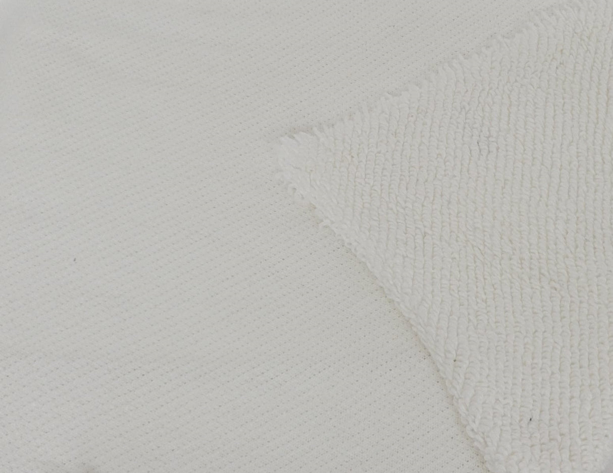 French Terry Knit Off White Heavyweight