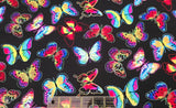 Quilting Cotton Tie Dye Butterflies 100% Cotton