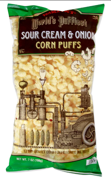 Traders Joe's  World's Puffiest Sour Cream & Onion Corn Puffs