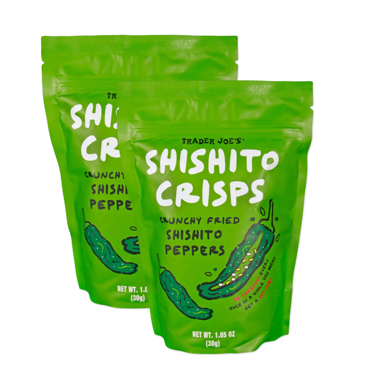 Shishito Crisps - Shishito Pepper Flavor, Savory Crisps, Spicy-Sweet Crunch